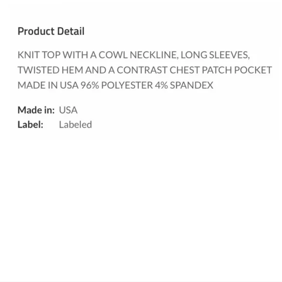 Rust Cowl Neck Leopard Print Pocket Long Sleeve Top - Picture 6 of 6